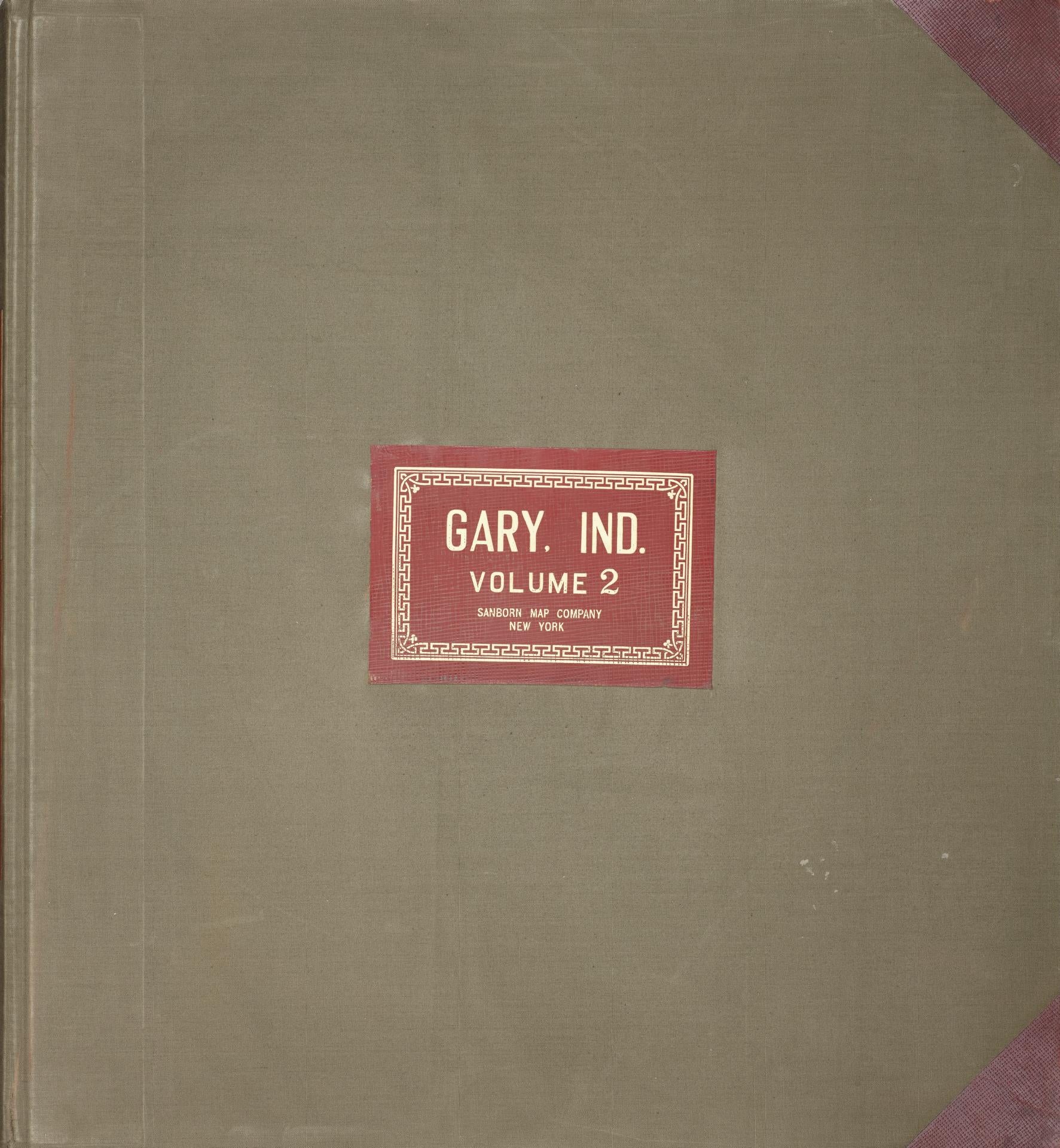 Sanborn Fire Insurance Map from Gary, Lake County, Indiana (1949), Sheet #0001 - Historic Sanborn Fire Insurance Map Print, vintage old map wall art, antique decor, genealogy gift, Indiana Indiana map