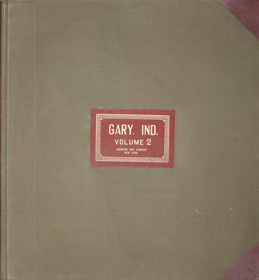 Sanborn Fire Insurance Map from Gary, Lake County, Indiana (1949), Sheet #0001 - Historic Sanborn Fire Insurance Map Print, vintage old map wall art, antique decor, genealogy gift, Indiana Indiana map