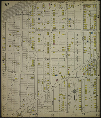 Sanborn Fire Insurance Map from Kenosha, Kenosha County, Wisconsin. (1918), Sheet 61