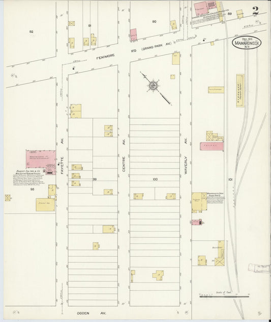 Sanborn Fire Insurance Map from Mamaroneck, Westchester County, New York (1912), Sheet #0001 - Complete Map Set gallery image, historic Sanborn map, vintage wall art, New York New York