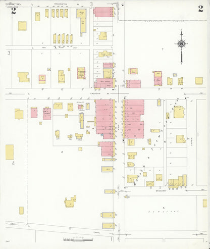 Sanborn Fire Insurance Map from Luxora, Mississippi County, Arkansas (1939), Sheet #0002 - Complete Map Set gallery image, historic Sanborn map, vintage wall art, Arkansas Arkansas