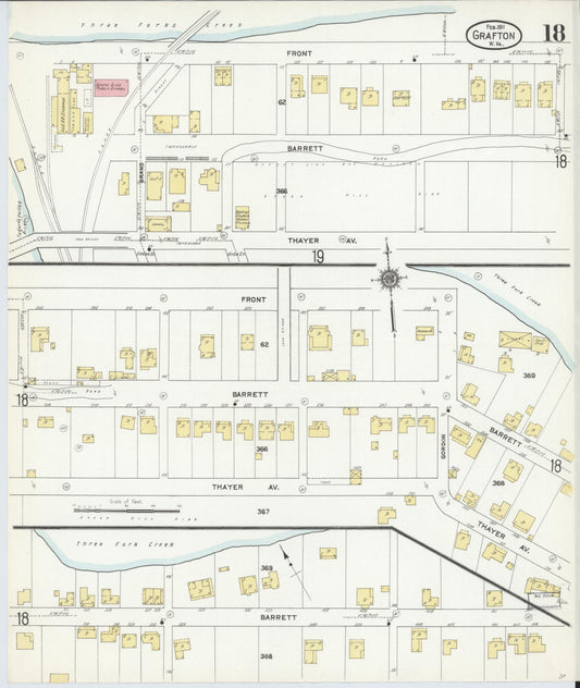 Sanborn Fire Insurance Map from Grafton, Taylor County, West Virginia (1911), Sheet #0018 - Historic Sanborn Fire Insurance Map Print, vintage old map wall art, antique decor, genealogy gift, West Virginia West Virginia map