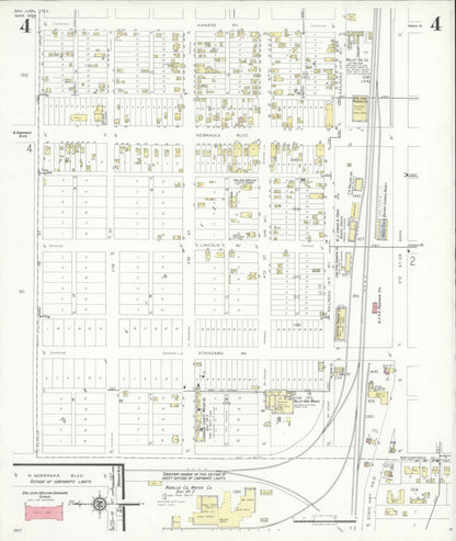 Sanborn Fire Insurance Map from San Juan, Hidalgo County, Texas (1938), Sheet #0004 - Complete Map Set gallery image, historic Sanborn map, vintage wall art, Texas Texas