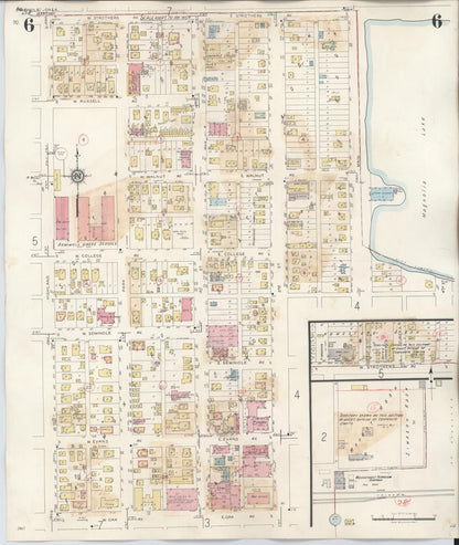 Sanborn Fire Insurance Map from Seminole, Seminole County, Oklahoma (1949), Sheet #0006 - Complete Map Set gallery image, historic Sanborn map, vintage wall art, Oklahoma Oklahoma