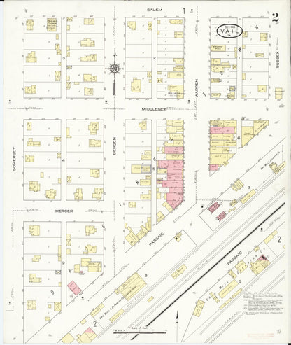 Sanborn Fire Insurance Map from Vail, Crawford County, Iowa (1913), Sheet #0002 - Historic Sanborn Fire Insurance Map Print