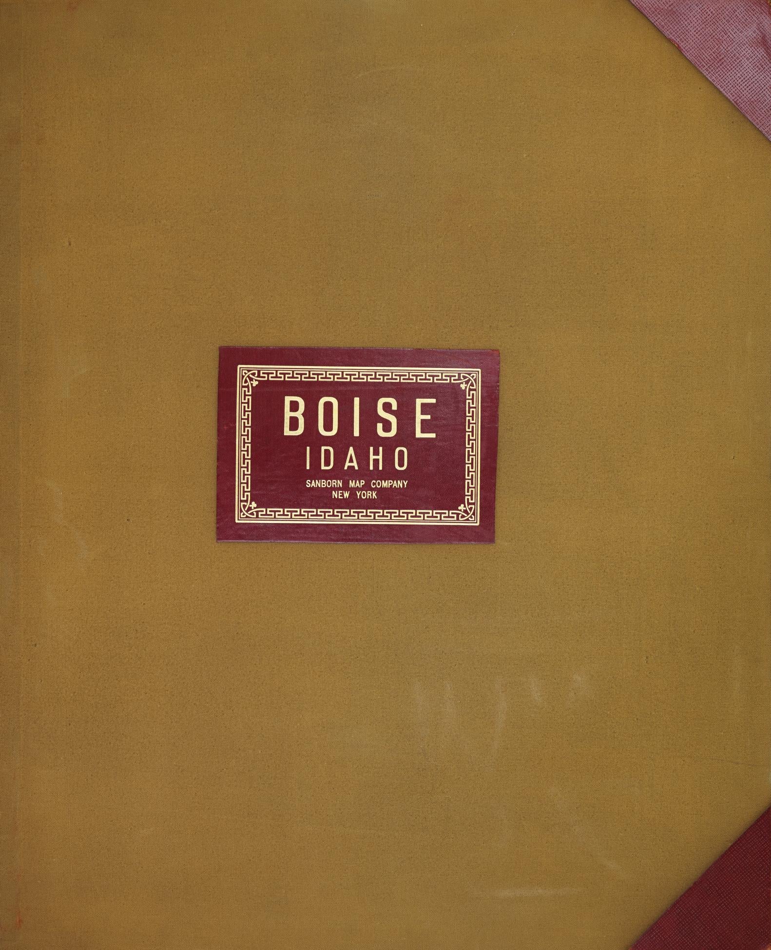 Sanborn Fire Insurance Map from Boise, Ada County, Idaho (1949), Sheet #0001 - Historic Sanborn Fire Insurance Map Print, vintage old map wall art, antique decor, genealogy gift, Idaho Idaho map