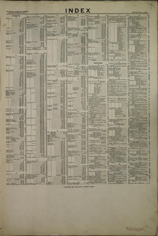 Sanborn Fire Insurance Map from Chicago, Cook County, Illinois. (1905) – Map View