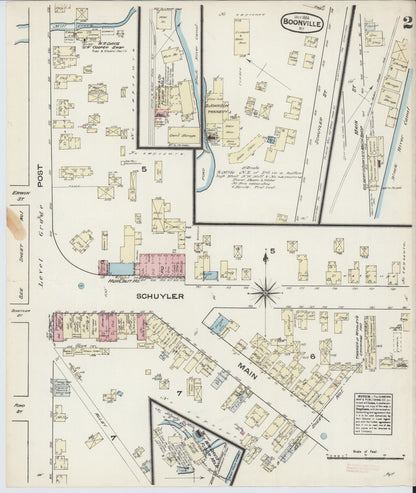 Sanborn Fire Insurance Map from Boonville, Oneida County, New York (1884), Sheet #0002 - Complete Map Set gallery image, historic Sanborn map, vintage wall art, New York New York