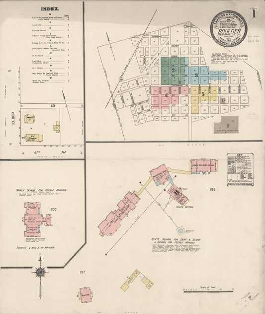 Sanborn Fire Insurance Map from Boulder, Jefferson County, Montana. (1912) – Historic Sanborn Fire Insurance Map Print