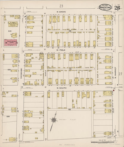 Sanborn Fire Insurance Map from Nanticoke, Luzerne County, Pennsylvania (1920), Sheet #0026 - Complete Map Set gallery image, historic Sanborn map, vintage wall art, Pennsylvania Pennsylvania