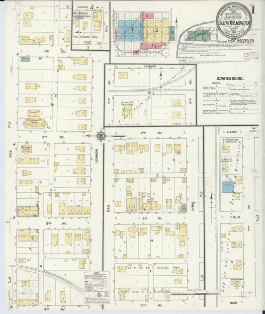 Sanborn Fire Insurance Map from South Wilmington, Grundy County, Illinois (1910), Sheet #0001 - Complete Map Set gallery image, historic Sanborn map, vintage wall art, Illinois Illinois