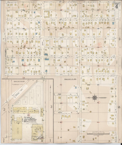 Sanborn Fire Insurance Map from Clarkston, Asotin County, Washington (1949), Sheet #0004 - Complete Map Set gallery image, historic Sanborn map, vintage wall art, Washington Washington
