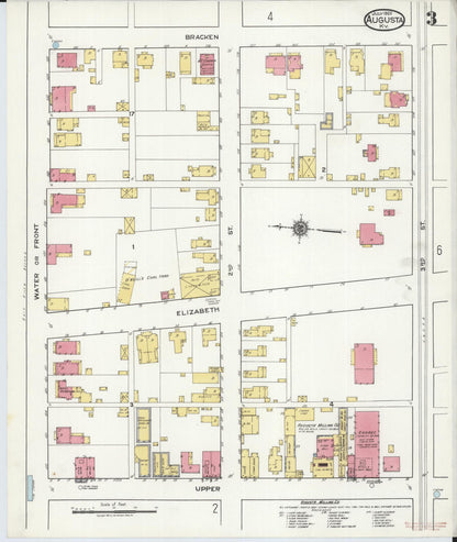 Sanborn Fire Insurance Map from Augusta, Bracken County, Kentucky (1920), Sheet #0003 - Complete Map Set gallery image, historic Sanborn map, vintage wall art, Kentucky Kentucky