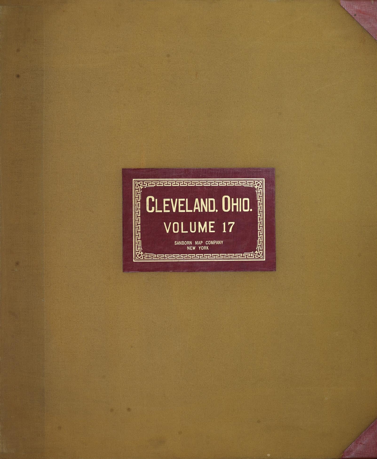 Sanborn Fire Insurance Map from Cleveland, Cuyahoga County, Ohio (1950), Sheet #0001 - Complete Map Set gallery image, historic Sanborn map, vintage wall art, Ohio Ohio