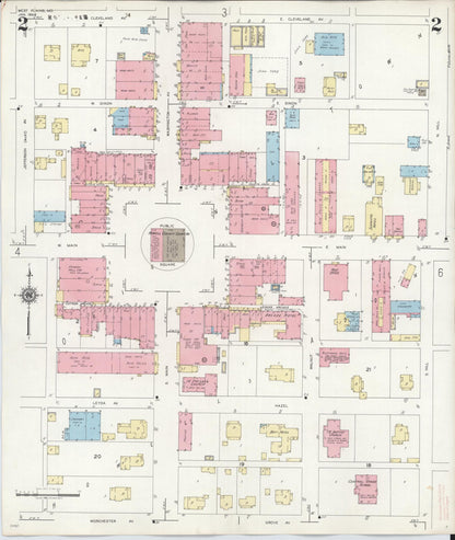 Sanborn Fire Insurance Map from West Plains, Howell County, Missouri (1948), Sheet #0002 - Historic Sanborn Fire Insurance Map Print, vintage old map wall art, antique decor, genealogy gift, Missouri Missouri map