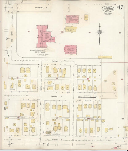 Sanborn Fire Insurance Map from Mount Vernon, Skagit County, Washington (1948), Sheet #0017 - Complete Map Set gallery image, historic Sanborn map, vintage wall art, Washington Washington