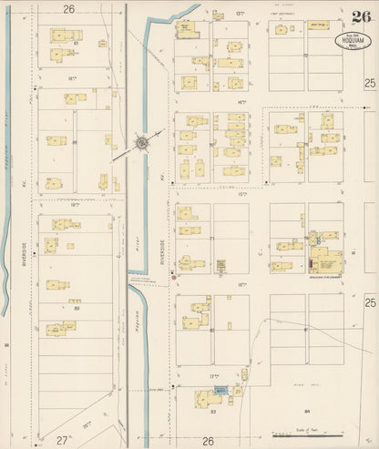 Sanborn Fire Insurance Map from Hoquiam, Grays Harbor County, Washington (1916), Sheet #0026 - Complete Map Set gallery image, historic Sanborn map, vintage wall art, Washington Washington