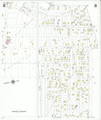 Sanborn Fire Insurance Map from Port Neches, Jefferson County, Texas (1949), Sheet #0008 - Complete Map Set gallery image, historic Sanborn map, vintage wall art, Texas Texas