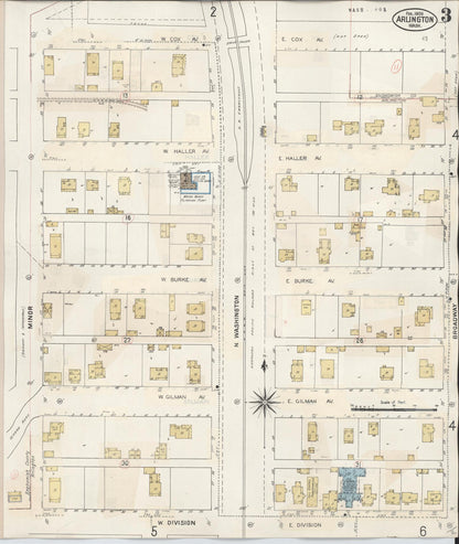 Sanborn Fire Insurance Map from Arlington, Snohomish County, Washington (1940), Sheet #0003 - Complete Map Set gallery image, historic Sanborn map, vintage wall art, Washington Washington