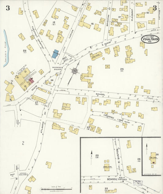 Sanborn Fire Insurance Map from Vinalhaven, Knox County, Maine (1923), Sheet #0003