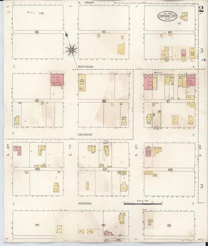 Sanborn Fire Insurance Map from Corinne, Box Elder County, Utah (1930), Sheet #0002 - Complete Map Set gallery image, historic Sanborn map, vintage wall art, Utah Utah