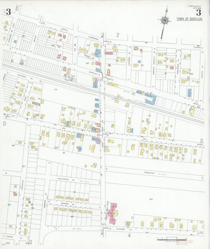 Sanborn Fire Insurance Map from Copiague, Suffolk County, New York (1948), Sheet #0003 - Complete Map Set gallery image, historic Sanborn map, vintage wall art, New York New York