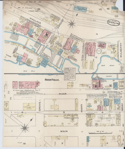 Sanborn Fire Insurance Map from Sterling, Whiteside County, Illinois (1884), Sheet #0006