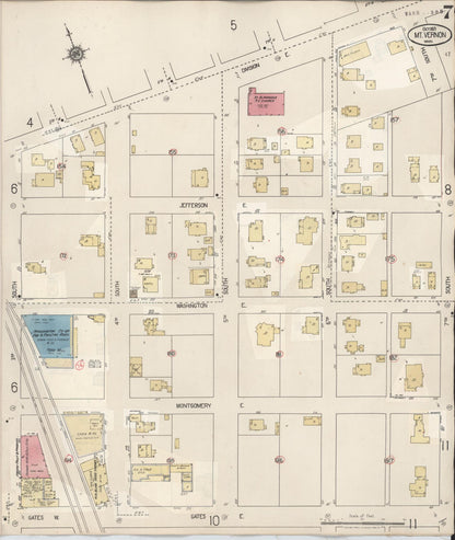 Sanborn Fire Insurance Map from Mount Vernon, Skagit County, Washington (1948), Sheet #0007 - Complete Map Set gallery image, historic Sanborn map, vintage wall art, Washington Washington