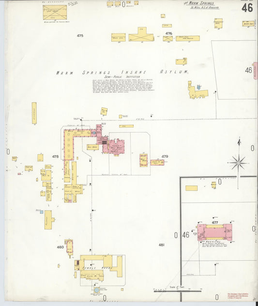 Sanborn Fire Insurance Map from Anaconda, Deer Lodge County, Montana (1903), Sheet #0045 - Historic Sanborn Fire Insurance Map Print, vintage old map wall art, antique decor, genealogy gift, Montana Montana map