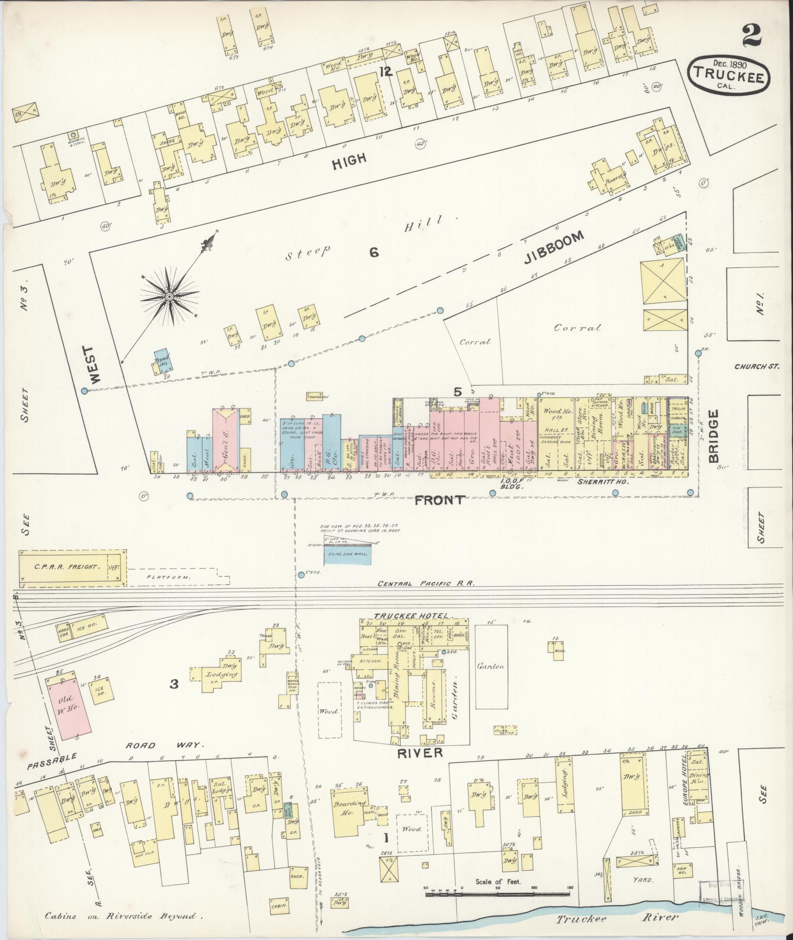 Sanborn Fire Insurance Map from Truckee, Nevada County, California ...