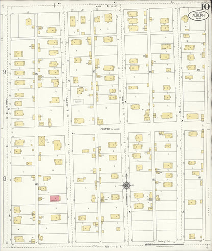 Sanborn Fire Insurance Map from Auburn [see also Slaughter], King County, Washington (1921), Sheet #0010 - Complete Map Set gallery image, historic Sanborn map, vintage wall art, Washington Washington