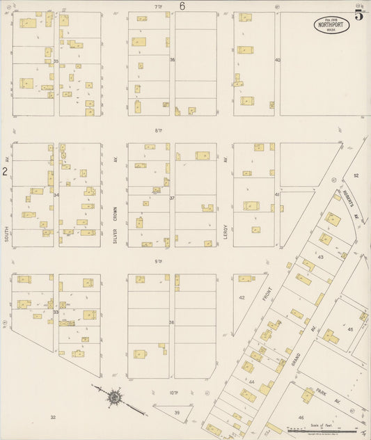 Sanborn Fire Insurance Map from Northport, Stevens County, Washington (1918), Sheet #0005 - Historic Sanborn Fire Insurance Map Print, vintage old map wall art, antique decor, genealogy gift, Washington Washington map
