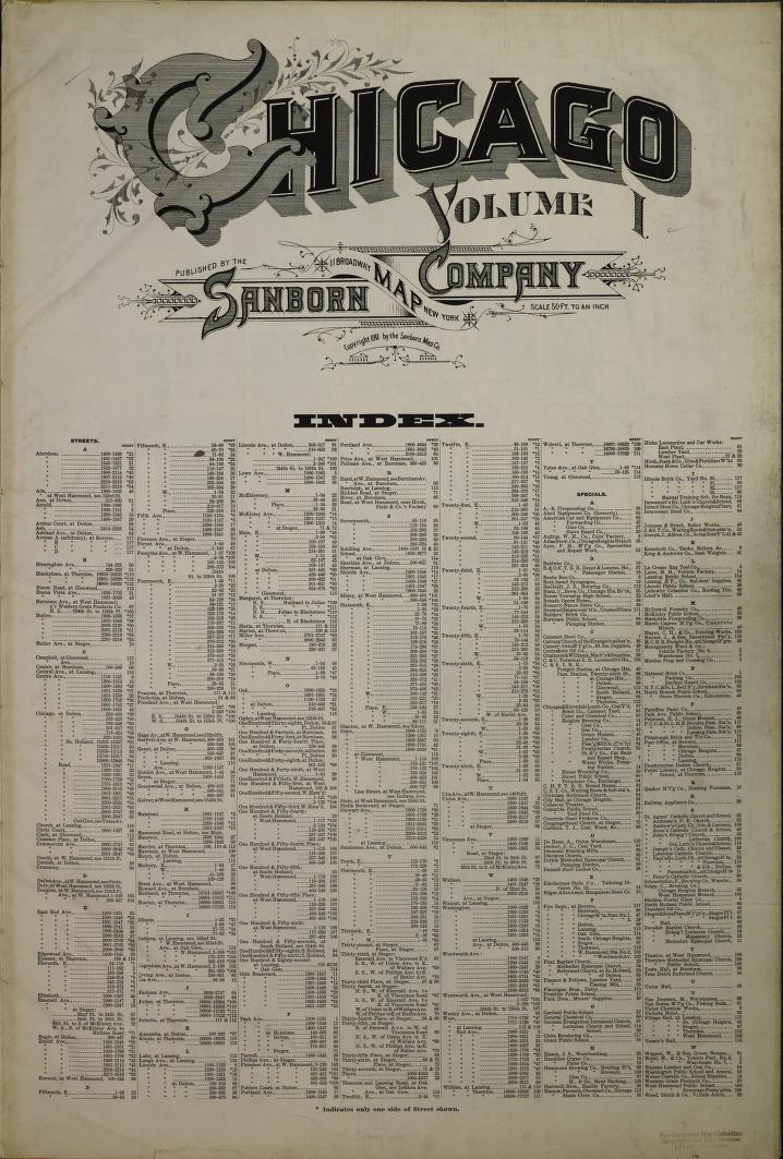 Sanborn Fire Insurance Map from Chicago, Cook County, Illinois. (1911) – Map View