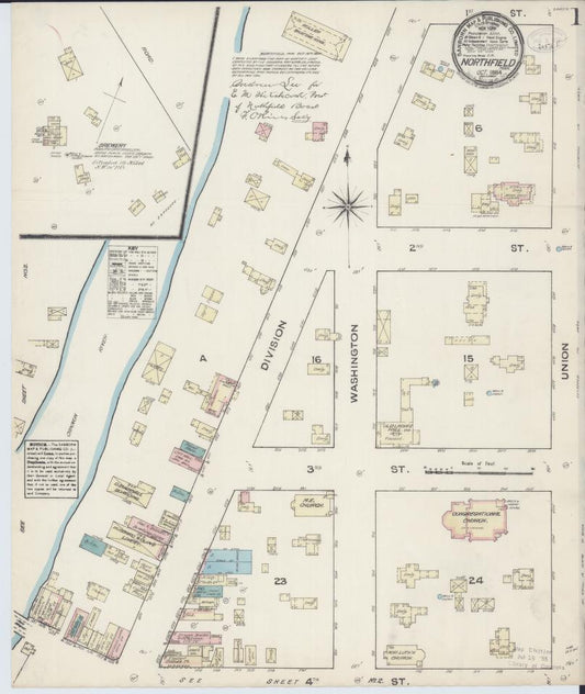 Sanborn Fire Insurance Map from Northfield, Rice County, Minnesota. (1884) – Map View