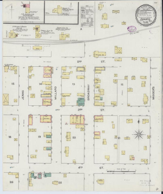 Sanborn Fire Insurance Map from Cokato, Wright County, Minnesota. (1893) – Map View