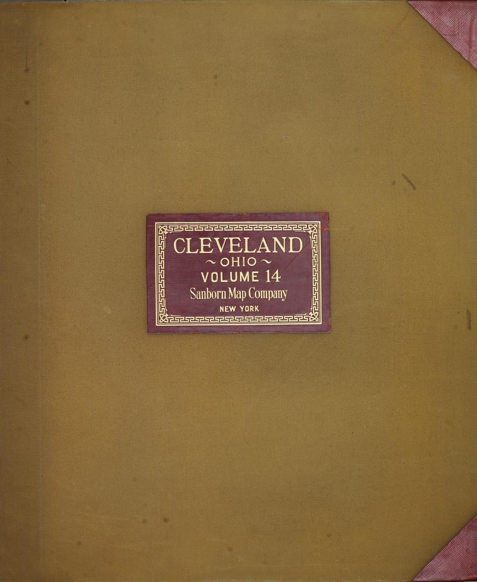 Sanborn Fire Insurance Map from Cleveland, Cuyahoga County, Ohio (1950), Sheet #0001 - Complete Map Set gallery image, historic Sanborn map, vintage wall art, Ohio Ohio