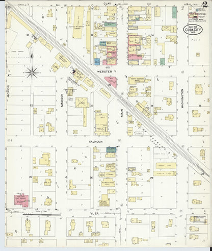 Sanborn Fire Insurance Map from Cuba City, Grant County, Wisconsin (1908), Sheet #0002 - Complete Map Set gallery image, historic Sanborn map, vintage wall art, Wisconsin Wisconsin