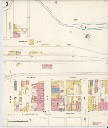Sanborn Fire Insurance Map from Anaconda, Deer Lodge County, Montana (1903), Sheet #0003 - Complete Map Set gallery image, historic Sanborn map, vintage wall art, Montana Montana