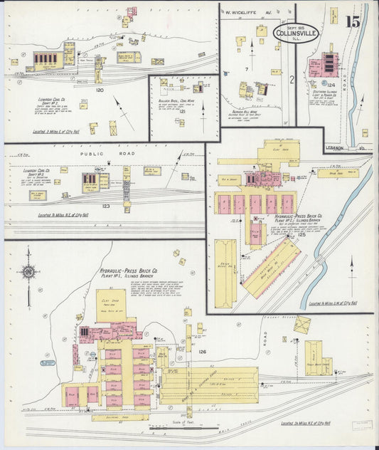 Sanborn Fire Insurance Map from Collinsville, Madison County, Illinois (1915), Sheet #0015