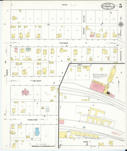 Dyersville, Iowa 1915 – Map View #5