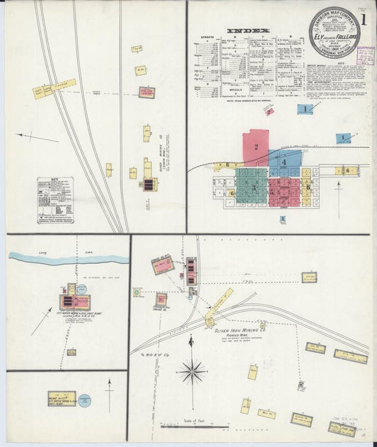 Sanborn Fire Insurance Map from Ely, Saint Louis County, Minnesota. (1906) – Map View