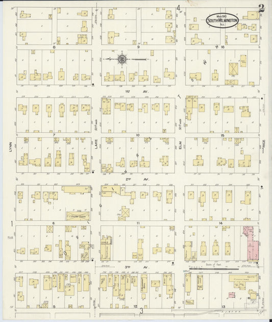 Sanborn Fire Insurance Map from South Wilmington, Grundy County, Illinois (1910), Sheet #0002 - Historic Sanborn Fire Insurance Map Print, vintage old map wall art, antique decor, genealogy gift, Illinois Illinois map