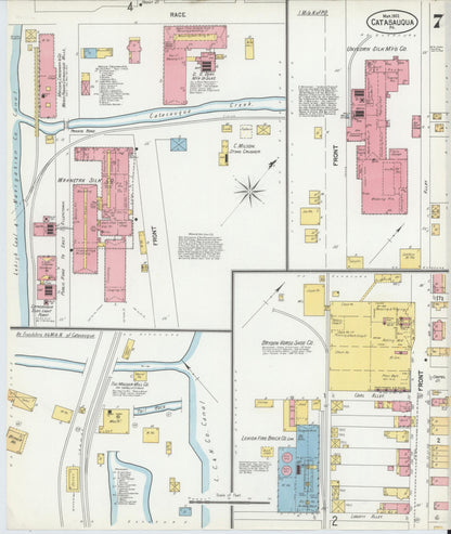 Sanborn Fire Insurance Map from Catasauqua, Lehigh County, Pennsylvania (1902), Sheet #0007 - Complete Map Set gallery image, historic Sanborn map, vintage wall art, Pennsylvania Pennsylvania