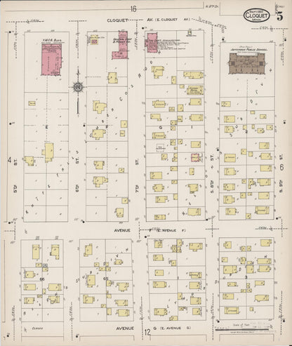 Sanborn Fire Insurance Map from Cloquet, Carlton County, Minnesota (1922), Sheet #0005 - Complete Map Set gallery image, historic Sanborn map, vintage wall art, Minnesota Minnesota