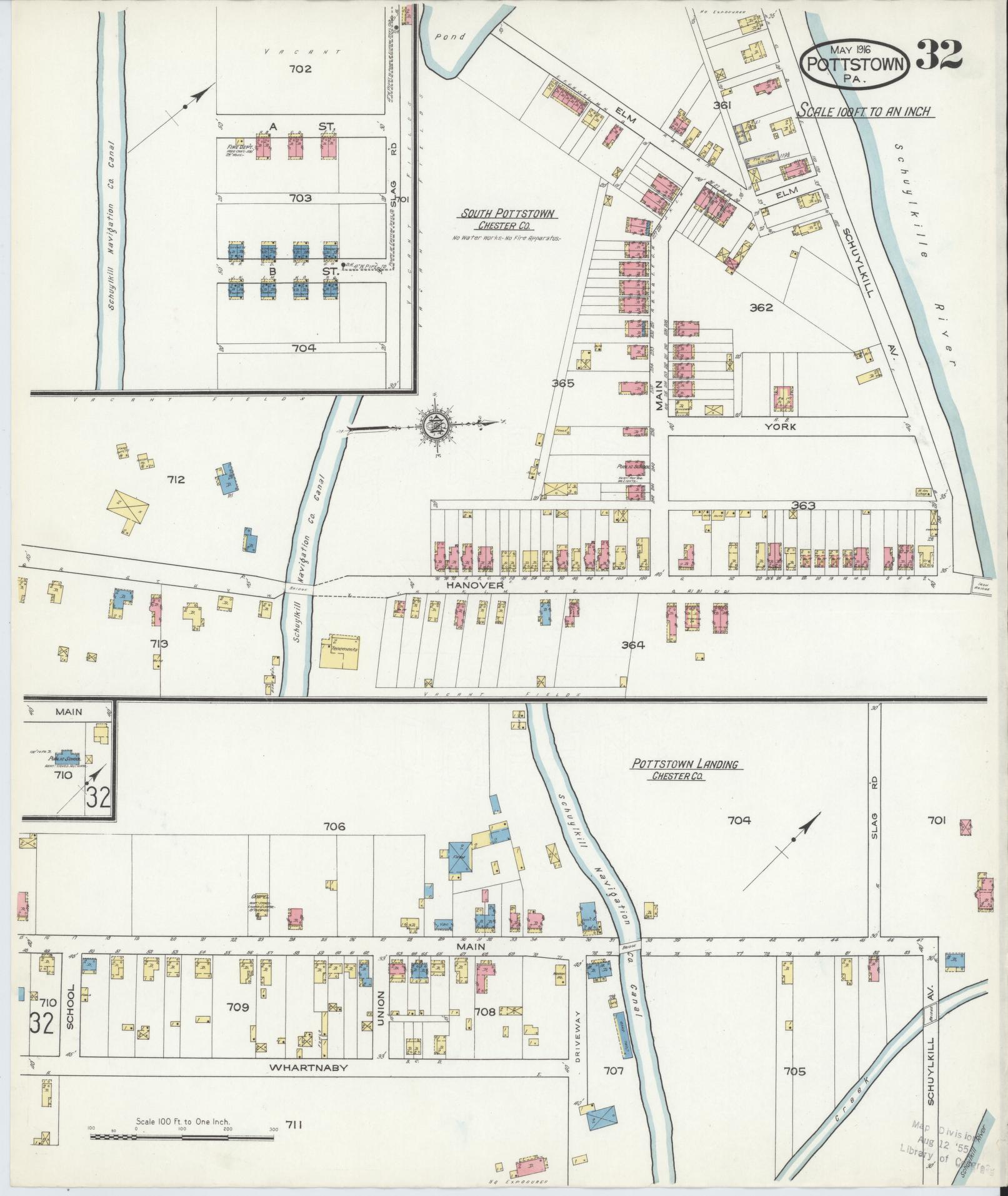 Sanborn Fire Insurance Map from Pottstown, Montgomery County ...
