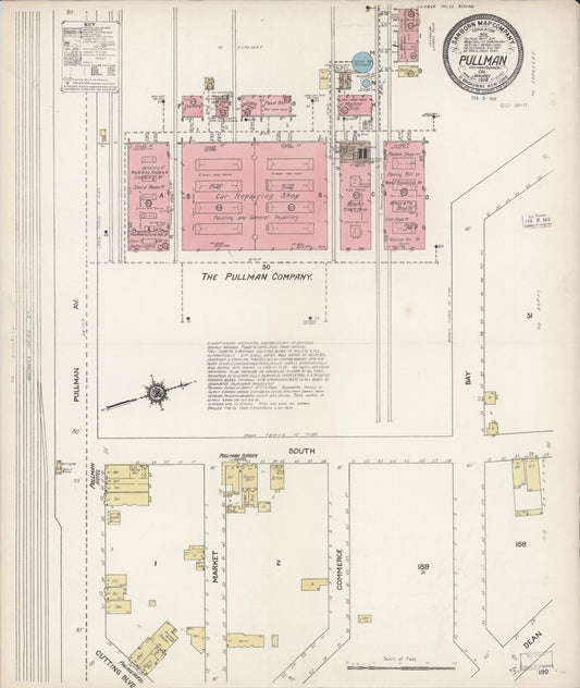 Sanborn Fire Insurance Map from Pullman, Contra Costs County, California. (1912) – Historic Sanborn Fire Insurance Map Print