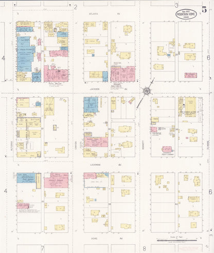 Sanborn Fire Insurance Map from Mountain Home, Elmore County, Idaho (1920), Sheet #0005 - Complete Map Set gallery image, historic Sanborn map, vintage wall art, Idaho Idaho