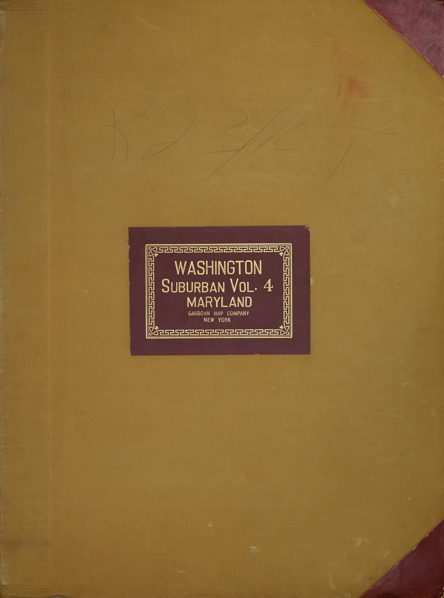 Sanborn Fire Insurance Map from Washington Suburban, District of Columbia, District of Columbia (1959), Sheet #0001 - Complete Map Set gallery image, historic Sanborn map, vintage wall art, Maryland Maryland