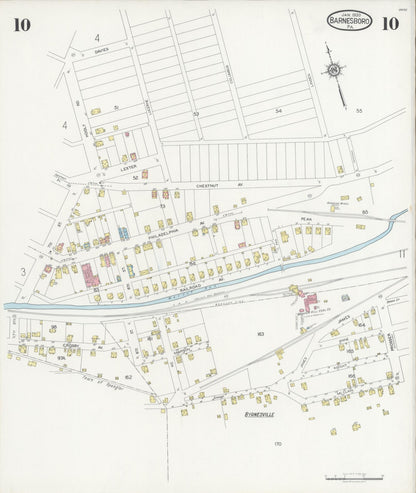 Sanborn Fire Insurance Map from Barnesboro, Cambria County, Pennsylvania (1930), Sheet #0010 - Complete Map Set gallery image, historic Sanborn map, vintage wall art, Pennsylvania Pennsylvania