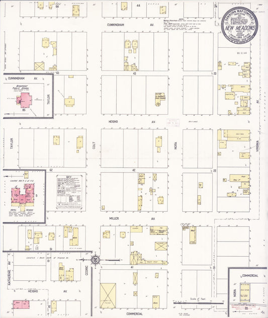 Sanborn Fire Insurance Map from New Meadows, Adams County, Idaho (1914), Sheet #0001 - Historic Sanborn Fire Insurance Map Print, vintage old map wall art, antique decor, genealogy gift, Idaho Idaho map